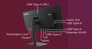 Lenovo ThinkVision P34w-20 Dokk monitor